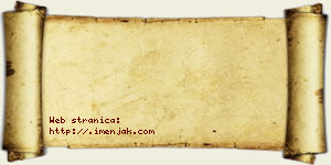 Jasna Blažić vizit kartica